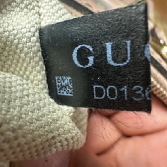 Gucci  GG Monogram Vintage Web Medium Boston Pink Blue - Picture 4 of 12